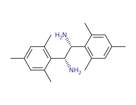 Molecular Structure of 186769-18-6 ((1S,2S)-1,2-BIS(2,4,6-TRIMETHYLPHENYL)ETHYLENEDIAMINE)