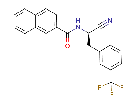 C<sub>21</sub>H<sub>15</sub>F<sub>3</sub>N<sub>2</sub>O