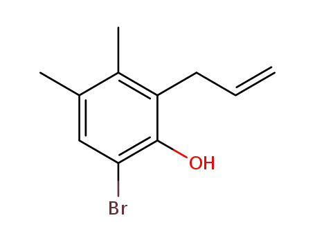 2-allyl-6-bromo-4, 5-dimethylphenol