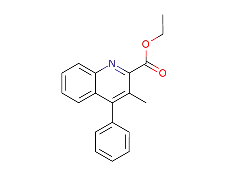 2-Quinolinecarboxylic acid, 3-methyl-4-phenyl-, ethyl ester