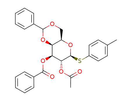 4-Methylphenyl 2-O-acetyl-3-O-benzoyl-4,6-O-benzylidene-1-thio-β-D-galactopyranoside