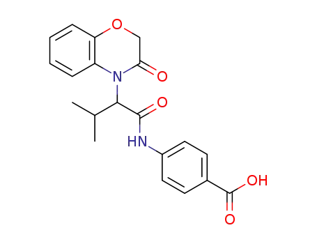 N-(4-carboxyphenyl)-3-methyl-2-{3-oxo-2H-benzo[b][1,4]oxazin-4(3H)-yl}butanamide