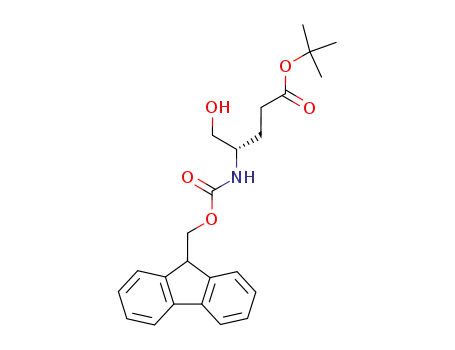 Molecular Structure of 153815-59-9 (FMOC-(S)-4-AMINO-5-HYDROXYBUTANOIC ACID T-BUTYL ESTER)