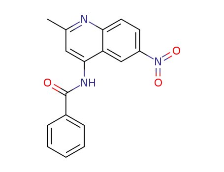 N-(2-methyl-6-nitroquinolin-4-yl)benzamide