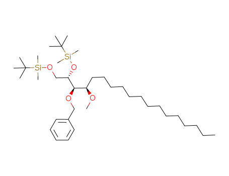 (2S,3R,4R)-3-benzyloxy-1,2-di-tertbutyldimethylsilyloxy-4-methoxyoctadecane