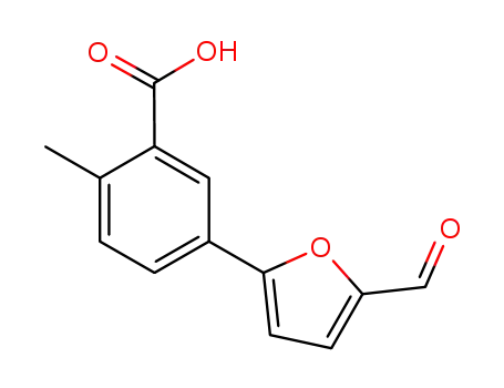 5-(5-Formylfuran-2-yl)-2-methylbenzoic acid