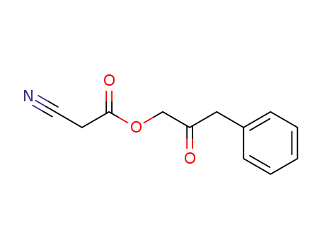 2-oxo-3-phenylpropyl cyanoacetate