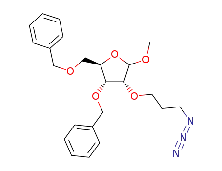 1-O-methyl-2-O-(3-azido)propyl-3,5-di-O-benzyl-D-ribofuranoside