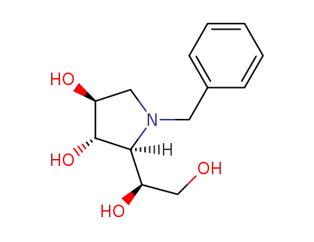 (2S,3S,4S)-1-benzyl-2-((S)-1,2-dihydroxyethyl)pyrrolidine-3,4-diol