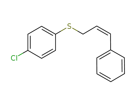(Z)-1-chloro-4-(3-phenyl-allylsulfanyl)benzene
