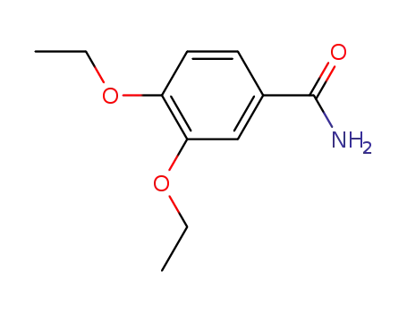 Molecular Structure of 349446-71-5 (Benzamide, 3,4-diethoxy- (9CI))