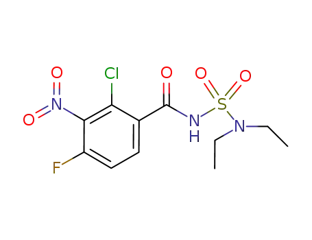 N-(2-chloro-4-fluoro-3-nitrobenzoyl)-N',N'-diethylsulfamide