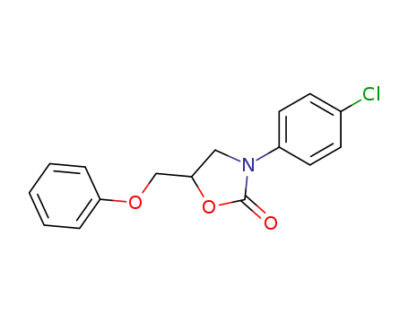 2-Oxazolidinone, 3-(4-chlorophenyl)-5-(phenoxymethyl)-