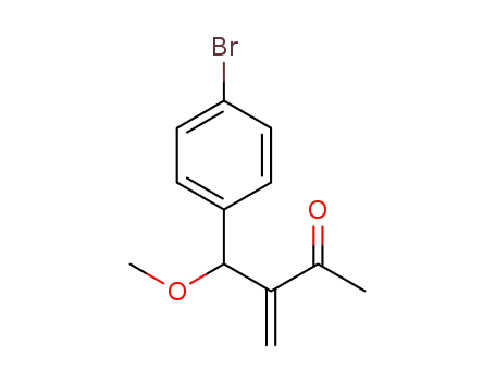 3-[methyloxy(p-bromophenyl)methyl]-3-buten-2-one