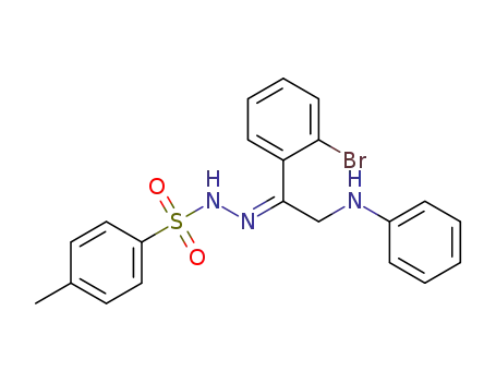 (E)-N'-(1-(2-bromophenyl)-2-(phenylamino)ethylidene)-4-methylbenzenesulfonohydrazide