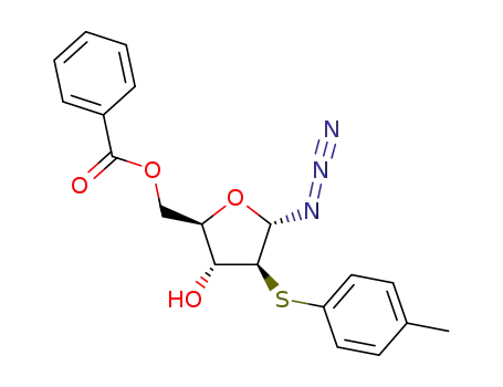 5-O-benzoyl-2-deoxy-2-(p-thiotolyl)-α-D-arabinofuranosyl azide