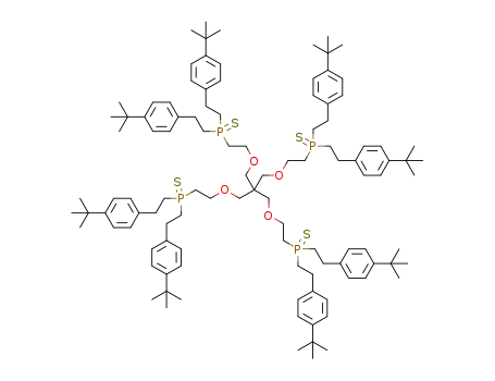 tetra(2-{bis[2-(4-tert-butyl)phenethyl]phosphorotioyl}ethoxy)neopentane