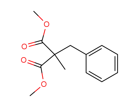Molecular Structure of 95929-64-9 (Propanedioic acid, methyl(phenylmethyl)-, dimethyl ester)