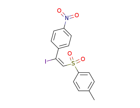 Molecular Structure of 28995-74-6 ((Z)-2-iodo-2-(4-nitrophenyl)ethenyl 4-methylphenyl sulfone)