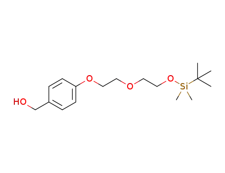 4-[2-(2-(tert-butyldimethylsiloxy)ethoxy)ethoxy]phenylmethanol
