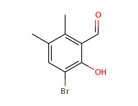 3-bromo-5, 6-dimethyl-2-hydroxybenzaldehyde
