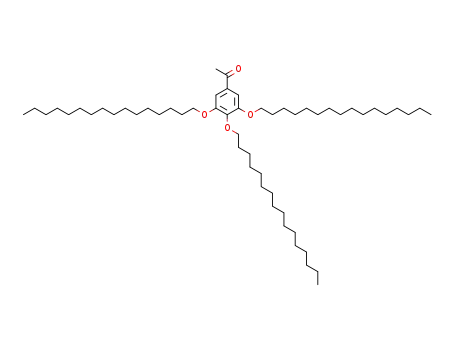 Molecular Structure of 219993-04-1 (3,4,5-trihexadecyloxyacetophenone)