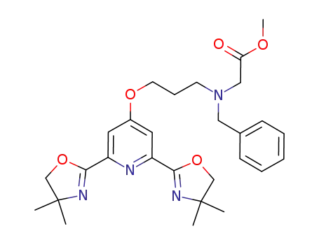 methyl N-benzyl-N-{3-[2,6-bis(4,4-dimethyloxazolin-2-yl)pyridine-4-yloxy]prop-1-yl}aminoacetate