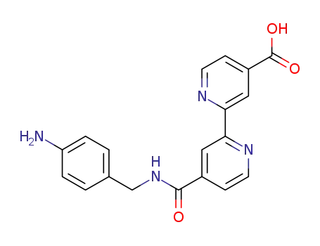 4'-(4-aminobenzylcarbamoyl)-2,2'-bipyridine-4-carboxylic acid