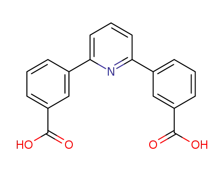 Molecular Structure of 1258419-69-0 (2,6-Di(3-carboxyphenyl)pyridine)