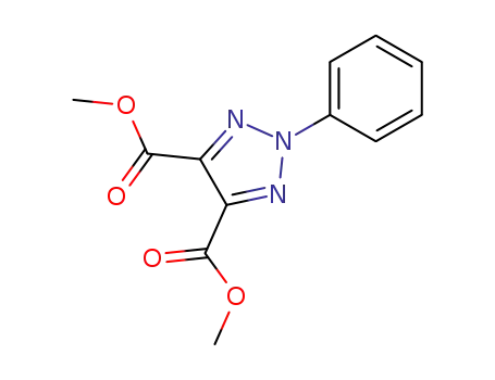 Molecular Structure of 122652-16-8 (dimethyl 2-phenyl-2H-1,2,3-triazole-4,5-dicarboxylate)