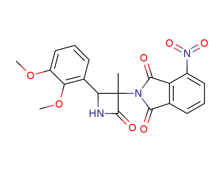 2-[2-(2,3-dimethoxyphenyl)-3-methyl-4-oxo-azetidin-3-yl]-4-nitroisoindole-1,3-dione