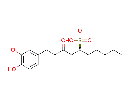 Molecular Structure of 145937-21-9 (6-gingesulfonic acid)