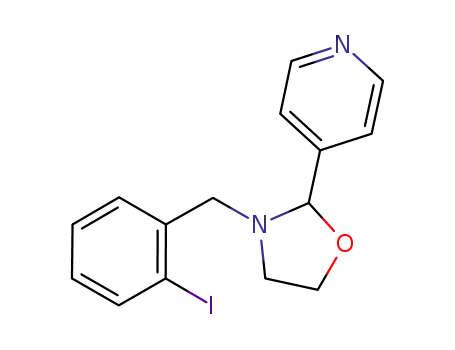 3-(2-iodobenzyl)-2-(pyridin-4-yl)oxazolidine