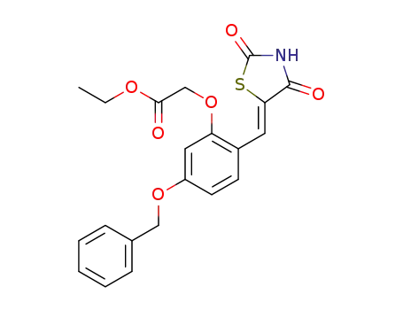 (Z)-5-[4-benzyloxy-2-(ethyloxycarbonylmethoxy)benzylidene]thiazolidine-2,4-dione