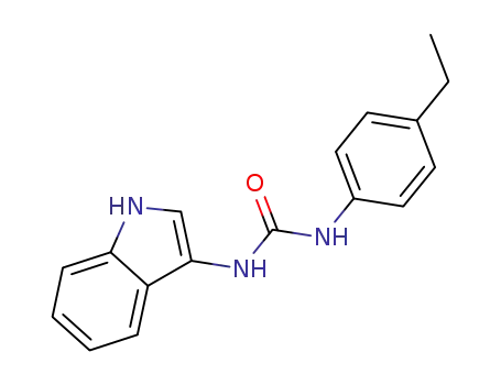 Molecular Structure of 941987-60-6 (1-(4-ethylphenyl)-3-(1H-indol-3-yl)urea)