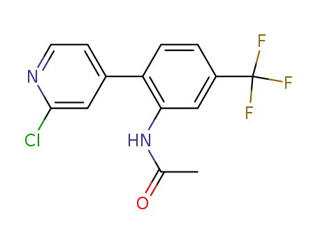 N-(2-(2-chloropyridin-4-yl)-5-(trifluoromethyl)phenyl)acetamide
