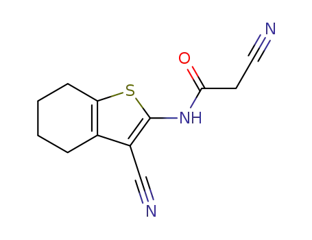 2-cyano-N-(3-cyano-4,5,6,7-tetrahydro-1-benzothien-2-yl)acetamide