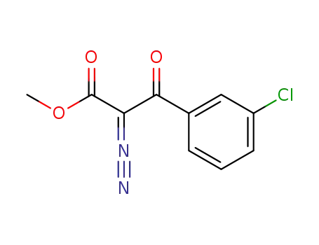 Molecular Structure of 6335-13-3 ([2-(3-chlorophenyl)-1-(methoxycarbonyl)-2-oxoethylidene]diazenium)