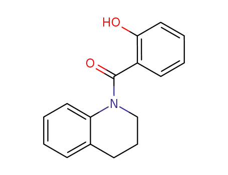 Molecular Structure of 24223-45-8 ((3,4-dihydroquinolin-1(2H)-yl)(2-hydroxyphenyl)methanone)