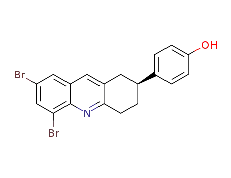 (S)-4-(5,7-dibromo-1,2,3,4-tetrahydroacridin-2-yl)phenol