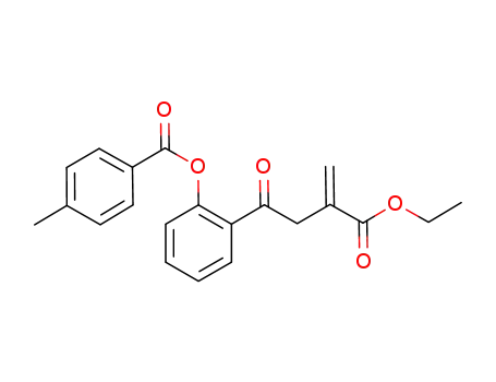 4-methylbenzoic acid 2-(3-ethoxycarbonylbut-3-enoyl)phenyl ester
