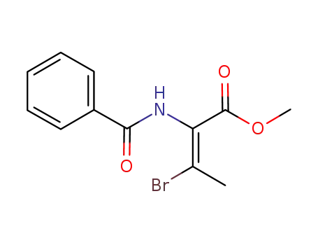 (Z)-N-benzoyl-β-bromo-2,3-dehydro-2-aminobutyric acid methyl ester