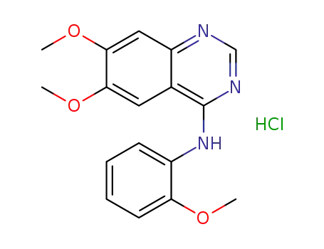(6,7-dimethoxyquinazolin-4-yl)-(2-methoxyphenyl)-amine hydrochloride