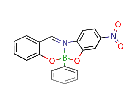 2-phenyl-5'-nitrobenzo[d]benzo[h]-6-aza-1,3-dioxa-2-boracyclonon-6-ene