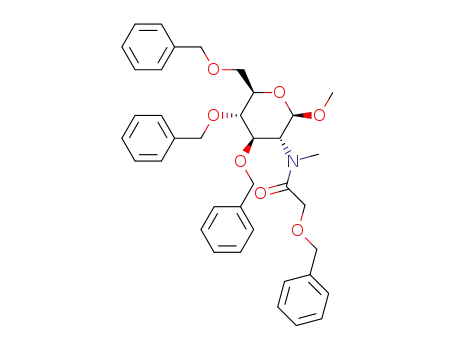 methyl 2-N-methyl-(2-benzyloxy)acetamido-2-deoxy-3,4,6-tri-O-benzyl-β-D-glucopyranoside