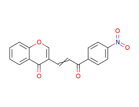 3-[(Z)-3-(4-Nitro-phenyl)-3-oxo-propenyl]-chromen-4-one