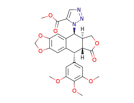 4β-(5-methoxycarbonyl-1,2,3-triazole)-podophyllotoxin