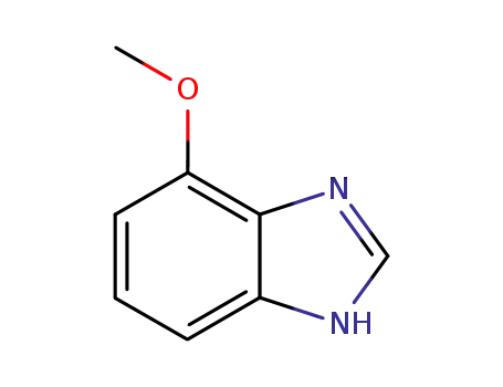 Molecular Structure of 27080-53-1 (1H-BENZIMIDAZOLE, 4-METHOXY-)