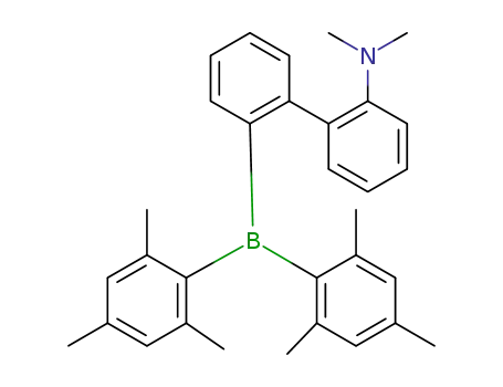 Molecular Structure of 1326737-76-1 (2-dimesitylboryl-2'-(N,N-dimethylamino)biphenyl)
