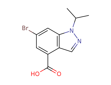 6-BROMO-1-ISOPROPYL-1H-INDAZOLE-4-CARBOXYLIC ACID